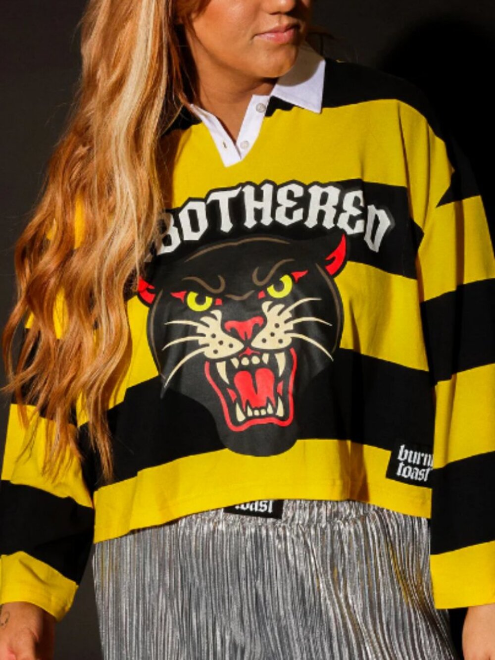 NWT Burnt Toast Panther Unbothered Long Sleeve Tee L/XL